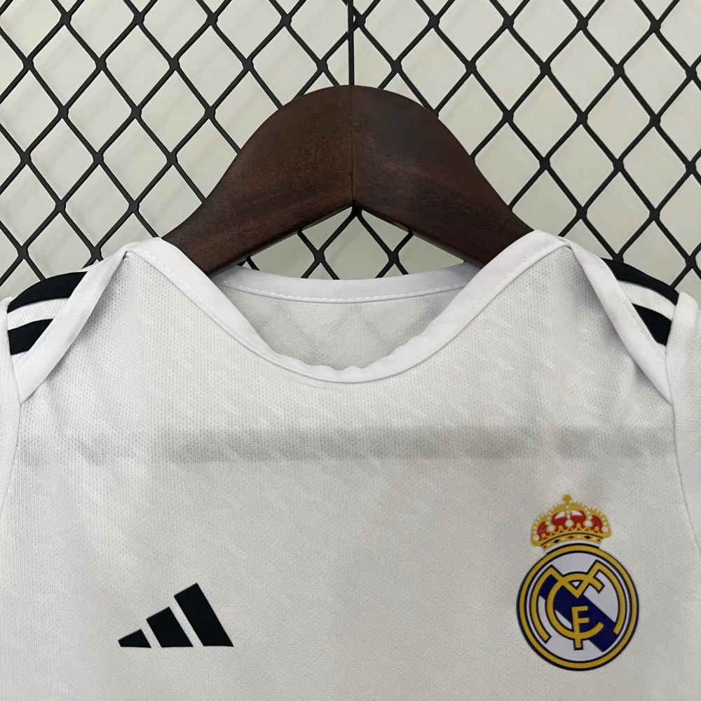 Real Madrid Soccer Jersey Home Baby Uniform 2024/25 - Image 3