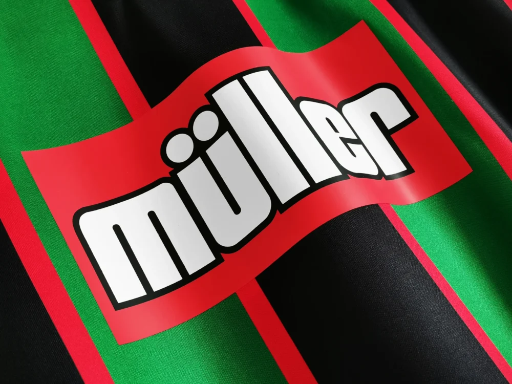 Aston Villa Retro Football Jersey Away Custom Shirt 1993-95 - Image 6