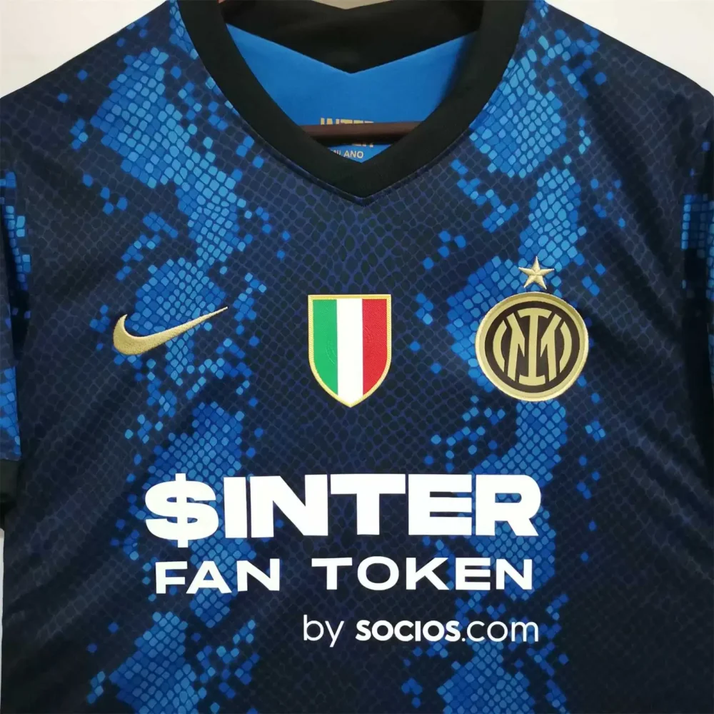 Inter Milan Retro Soccer Jersey Home Custom Shirt 2021/22 - Image 5