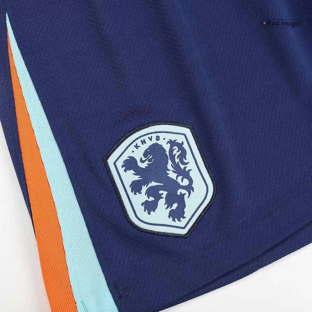 Netherlands Soccer Jersey Away Custom Shorts EURO 2024 - Image 5