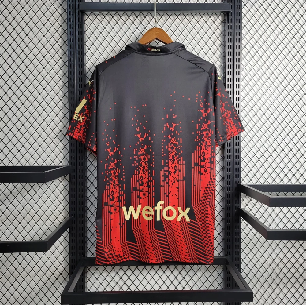 AC Milan Retro Soccer Jersey Fourth Away Custom Shirt 2022/23 - Image 2