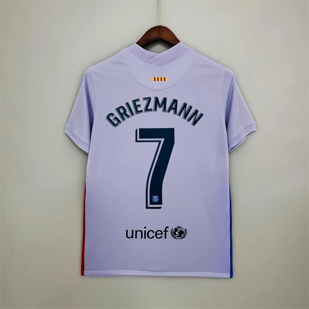 Barcelona Retro Jersey Away Soccer Shirt 2021/22 - Image 11
