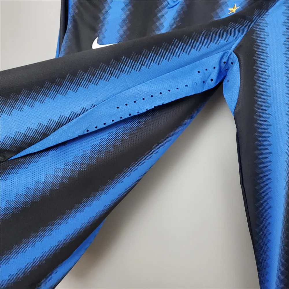 Inter Milan Jersey Custom Home Retro Soccer Jersey Long Sleeve 2010/11 - Image 8