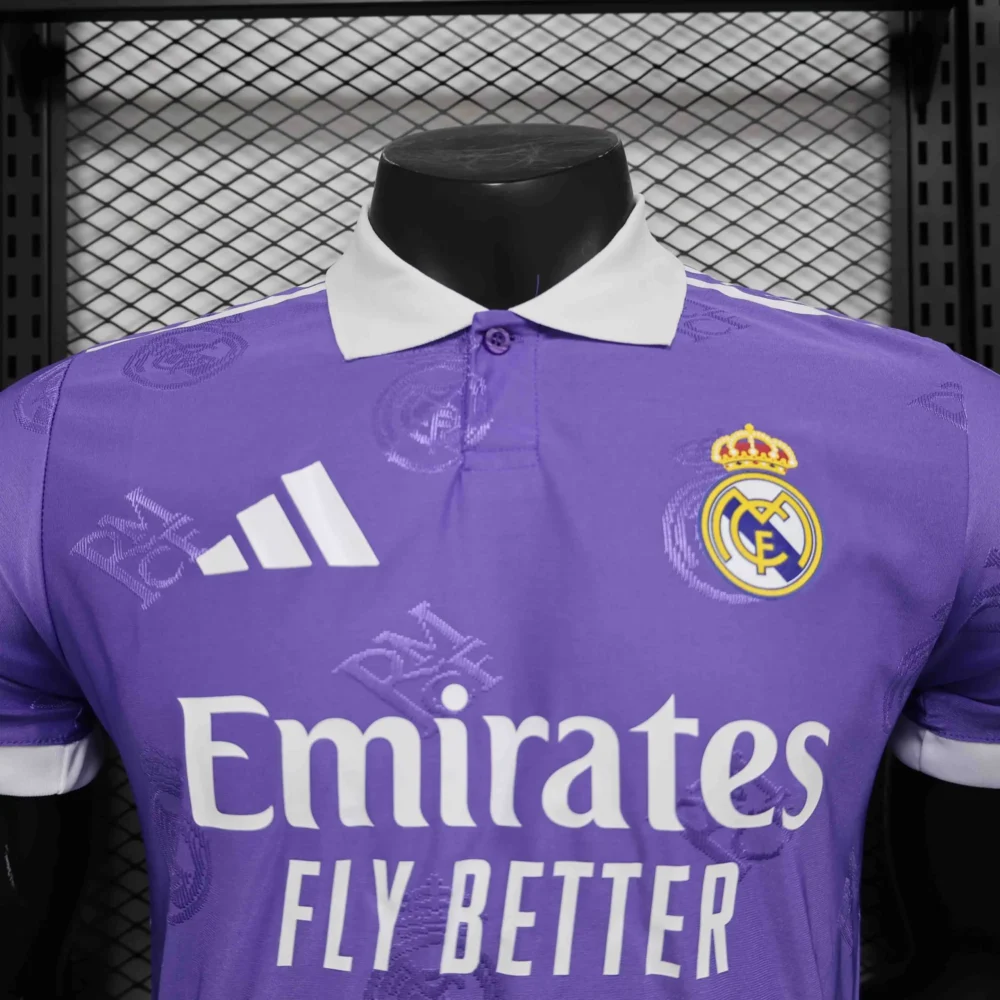 Real Madrid Authentic Soccer Jersey Retro Style Special Edition Shirt 2025/26 - Image 3