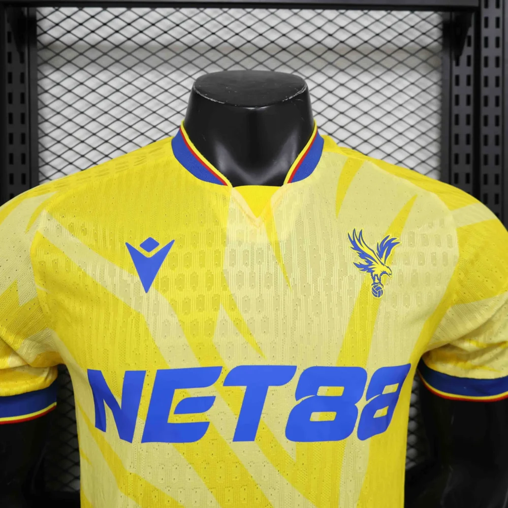 Crystal Palace Authentic Football Jersey Away Shirt 2024/25 - Image 3