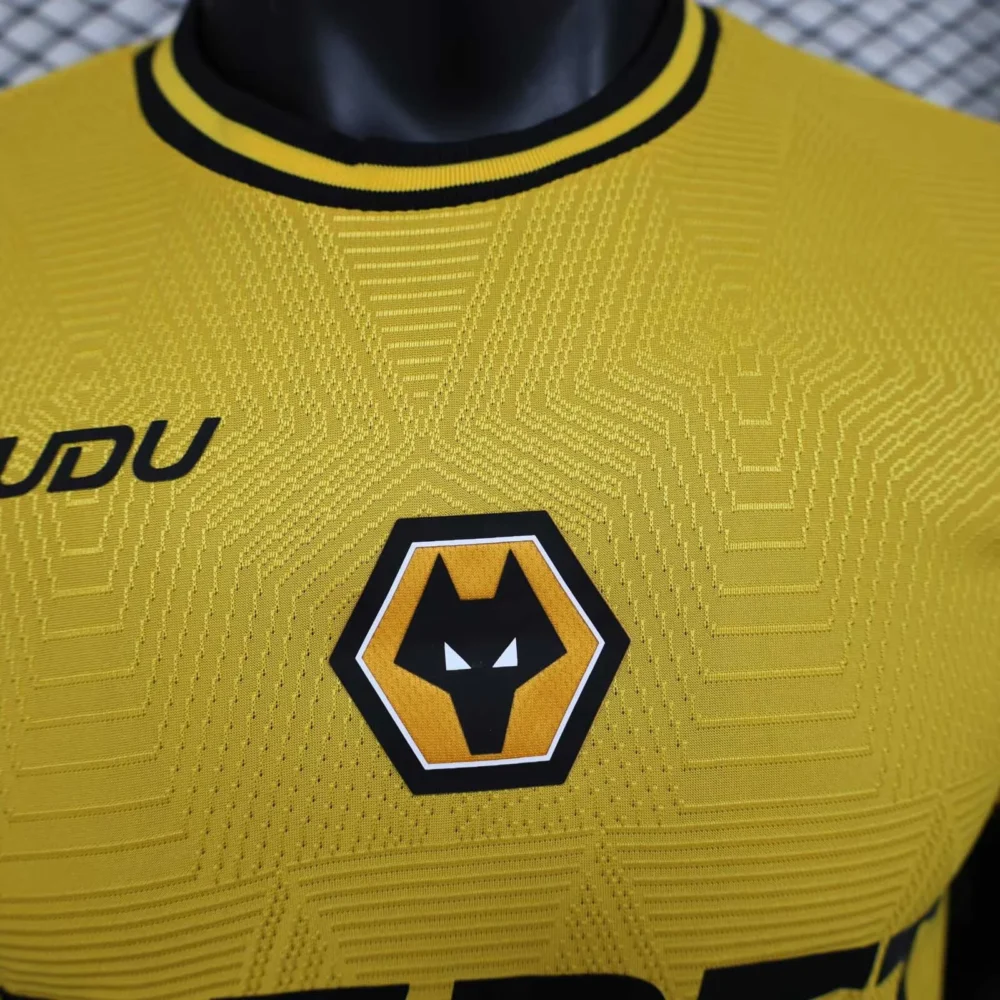 Wolves Authentic Football Jersey Home Shirt 2024/25 - Image 4