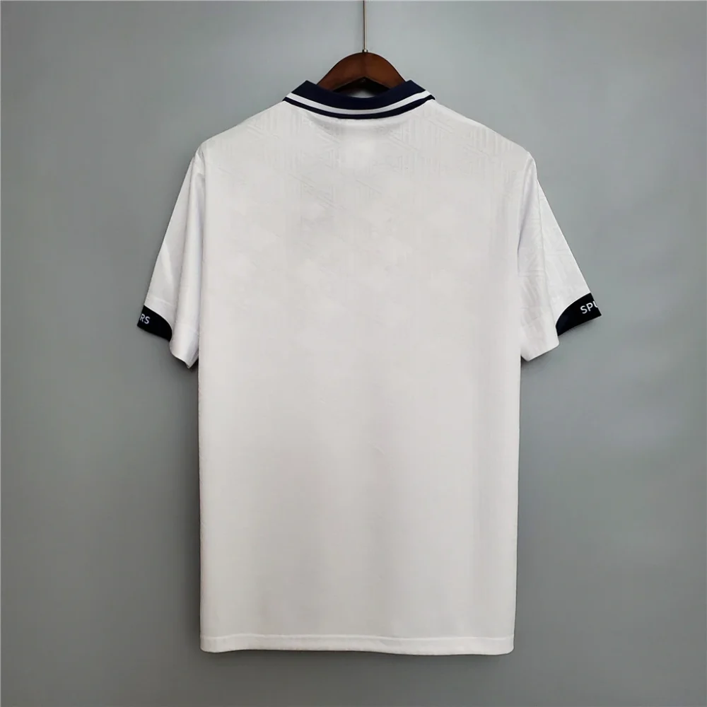 Tottenham Hotspur Retro Football Jersey Home Custom Shirt 1991/93 - Image 2