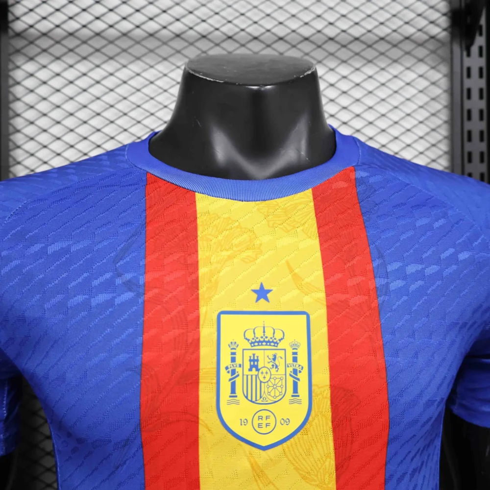 Spain Authentic Soccer Jersey Training Shirt 2024 - Image 3
