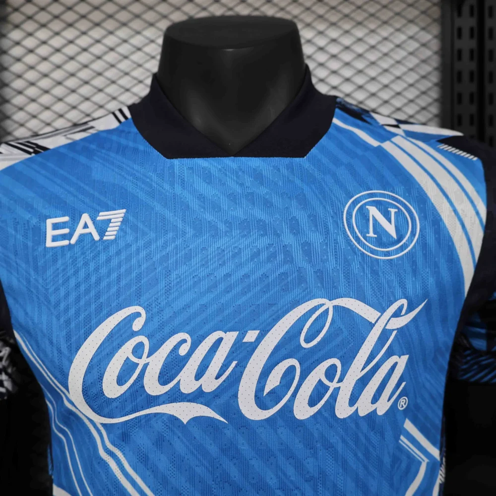 Napoli Authentic Soccer Jersey Pre-Match Shirt 2024/25 - Image 3