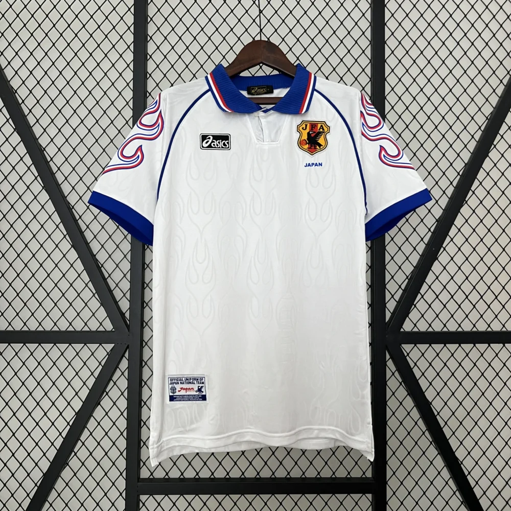 Japan Retro Soccer Jersey Away Custom Shirt 1998