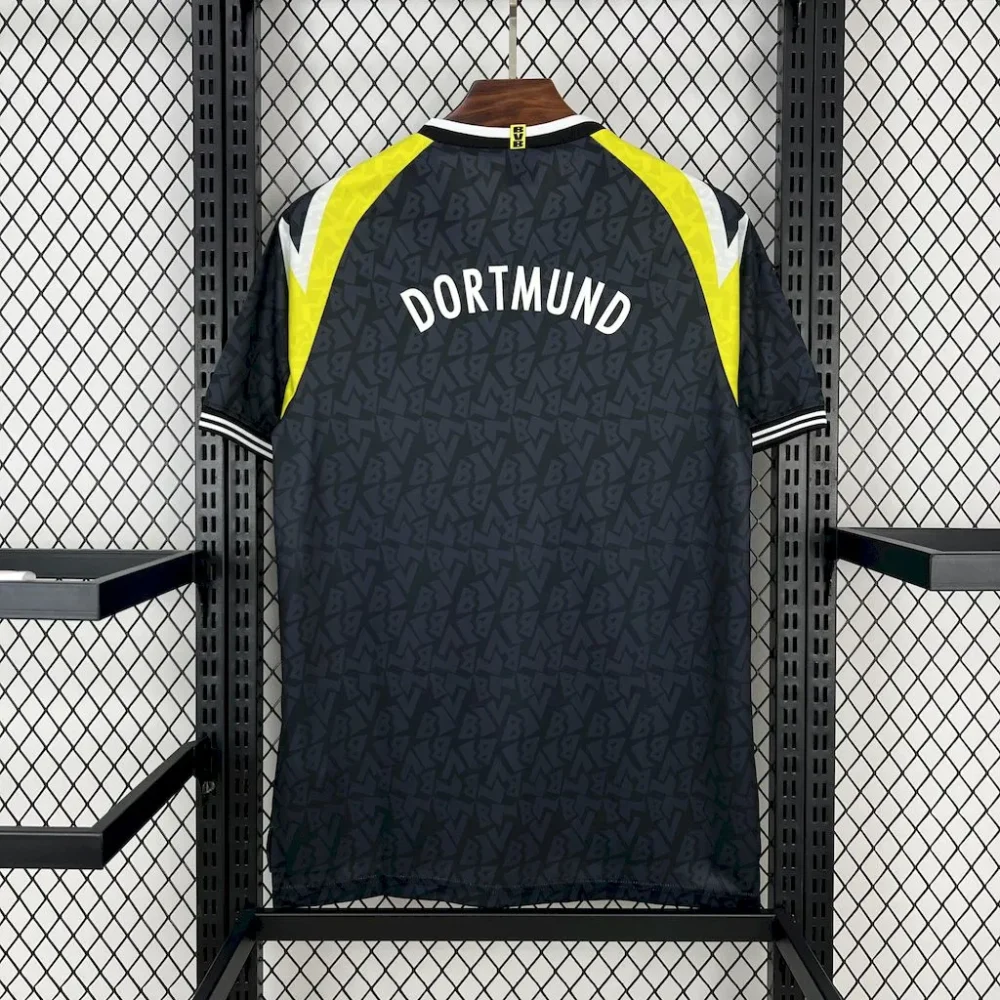 Borussia Dortmund Retro Jersey Away Soccer Shirt 1995/96 - Image 2