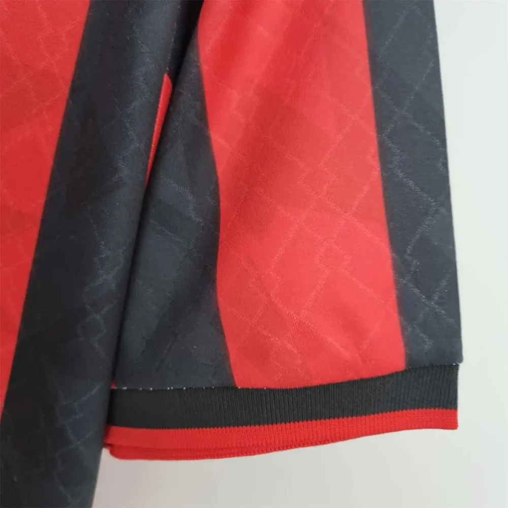 AC Milan Retro Soccer Jersey Home Custom Shirt 1995/96 - Image 8