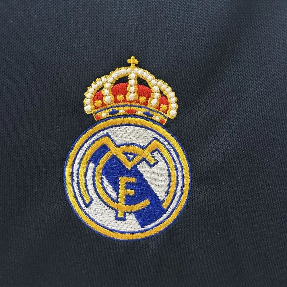 Real Madrid Retro Jersey Away Custom Soccer Shirt 2003/04 - Image 4
