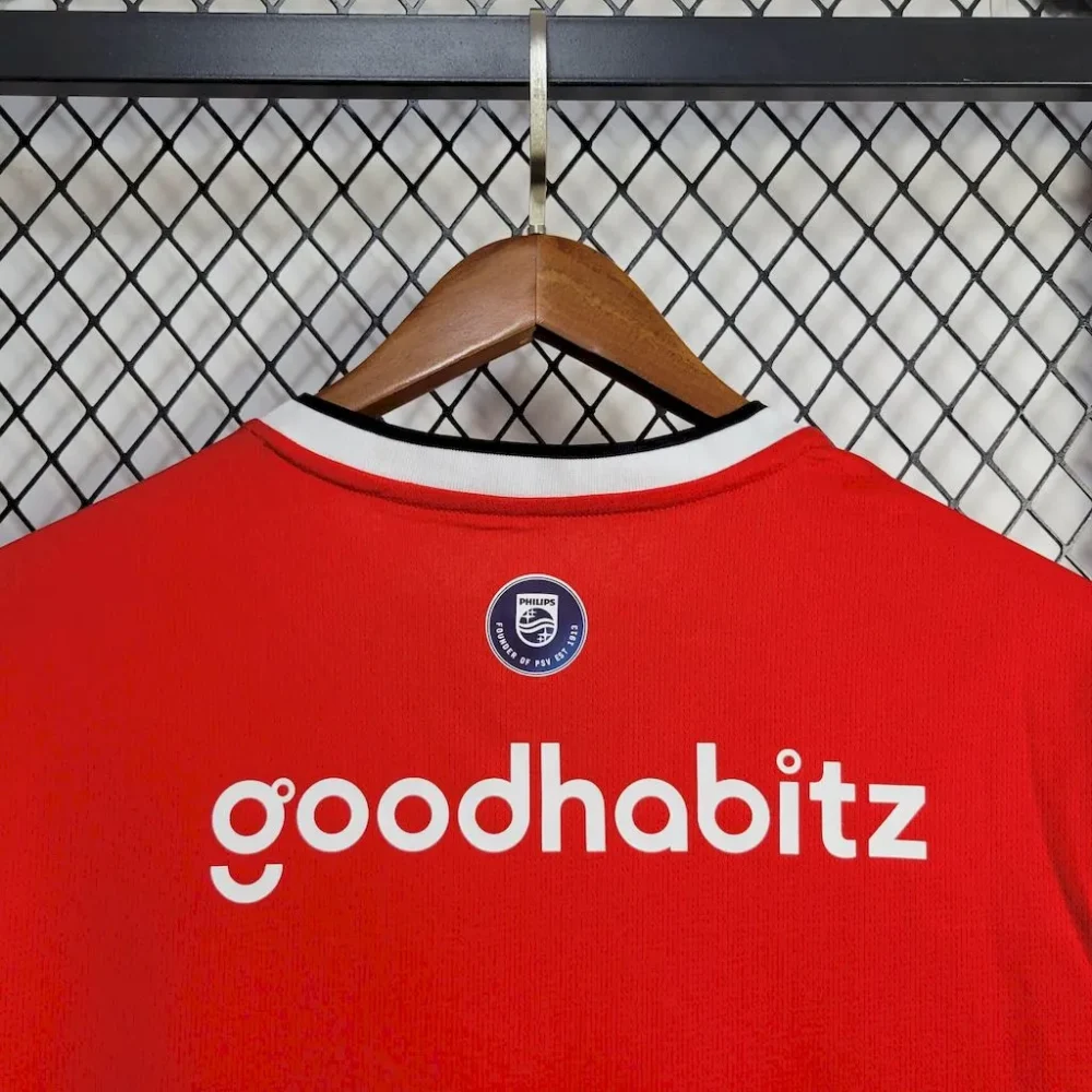 PSV Eindhoven Football Jersey Home Custom Shirt 2024/25 - Image 7