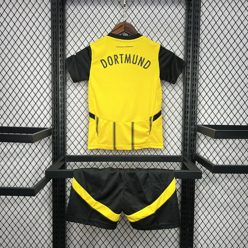 Borussia Dortmund Home Kids Kit Jersey+Shorts 2024/25 - Image 2