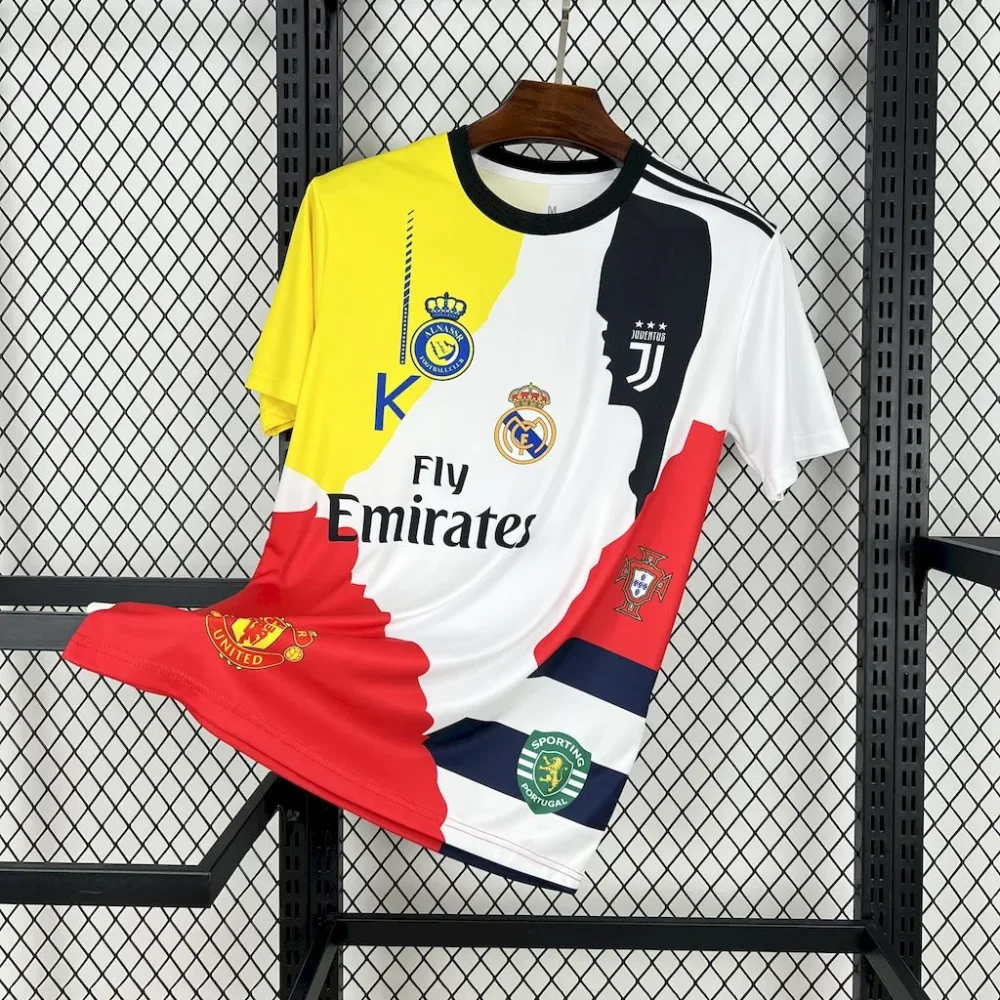 Cristiano Ronaldo Commemorative Edition Shirt 2025/26 - All Club Mix - Image 3