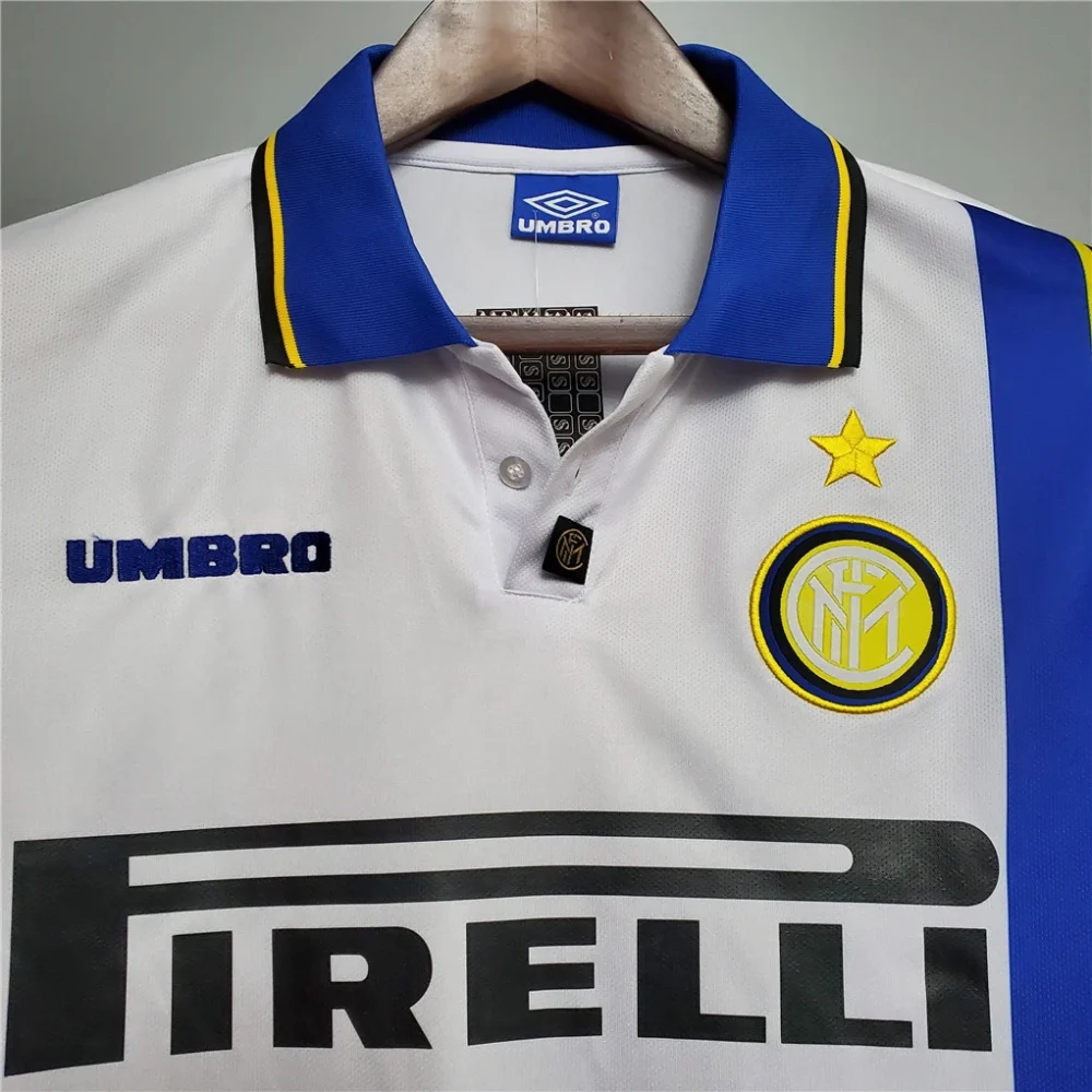 Inter Milan Jersey Custom Away Soccer Jersey 1997/98 - Image 8