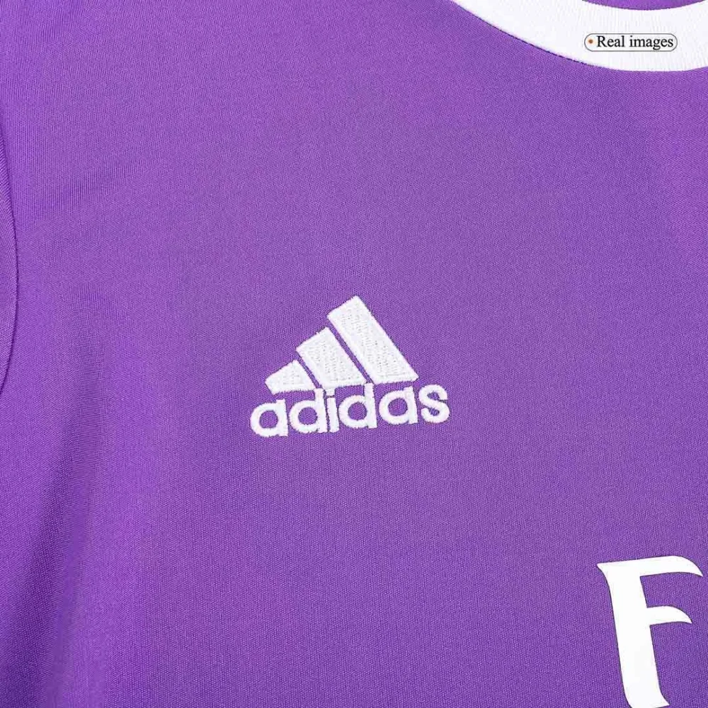 Real Madrid Retro Jersey Away Soccer Shirt Long Sleeve 2016/17 - Image 10