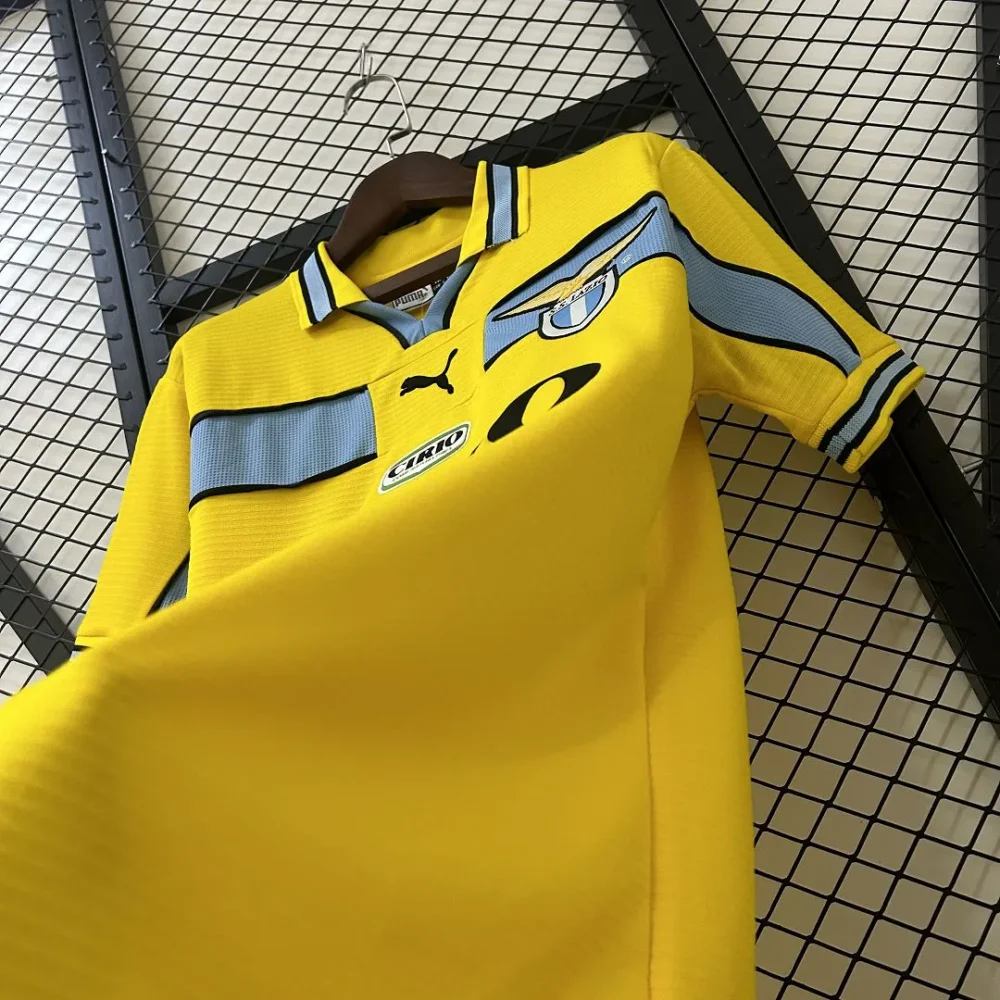 Lazio Retro Soccer Jersey Away Custom Shirt 1998-00 - Image 7