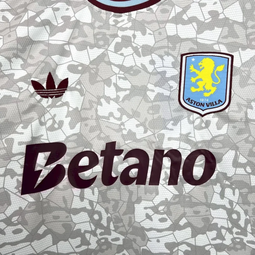 Aston Villa Football Jersey Third Away Custom Shirt 2025/26 - Image 6