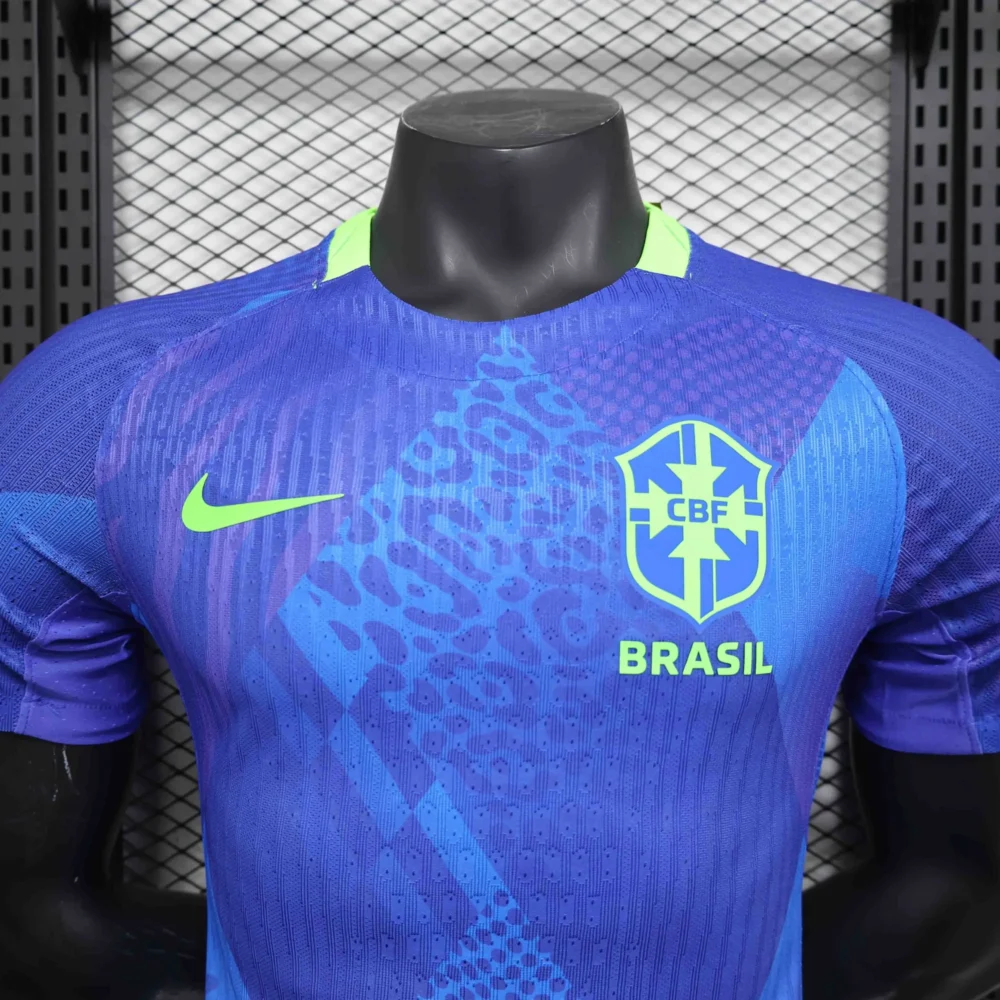 Brazil Authentic Soccer Jersey Away Shirt 2025 - Image 3