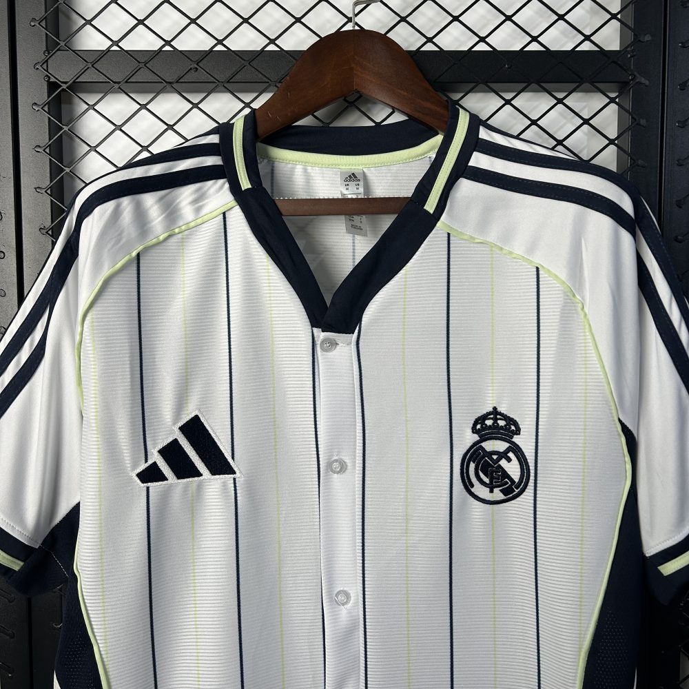 25/26Real Madrid Baseball Jersey - Image 6