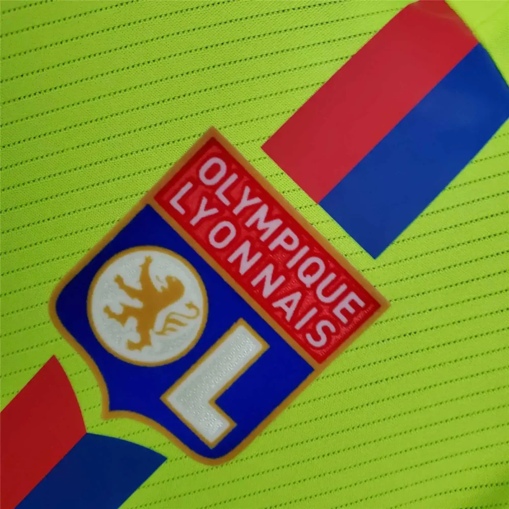 Olympique Lyonnais Retro Football Jersey Third Away Custom Shirt 2008-09 - Image 6