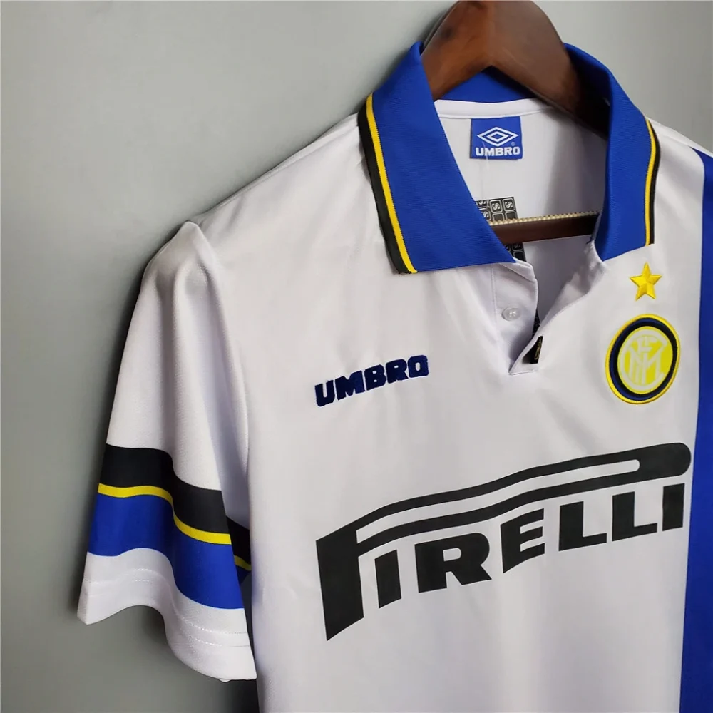 Inter Milan Jersey Custom Away Soccer Jersey 1997/98 - Image 4