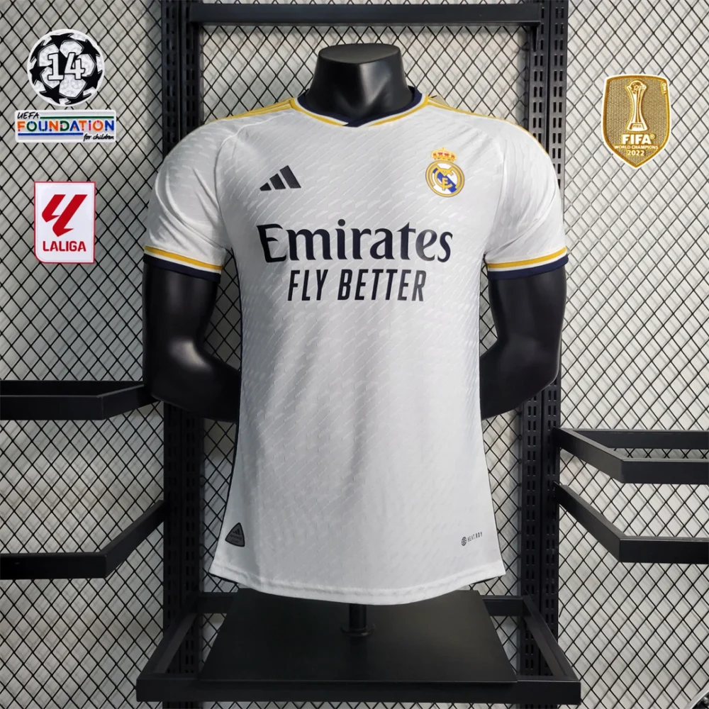 Real Madrid Authentic Soccer Jersey Home Shirt 2023/24 - Image 3