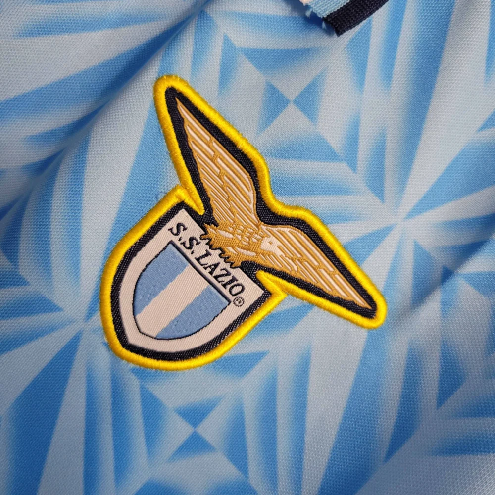 Lazio Retro Soccer Jersey Home Custom Shirt 1991/92 - Image 6
