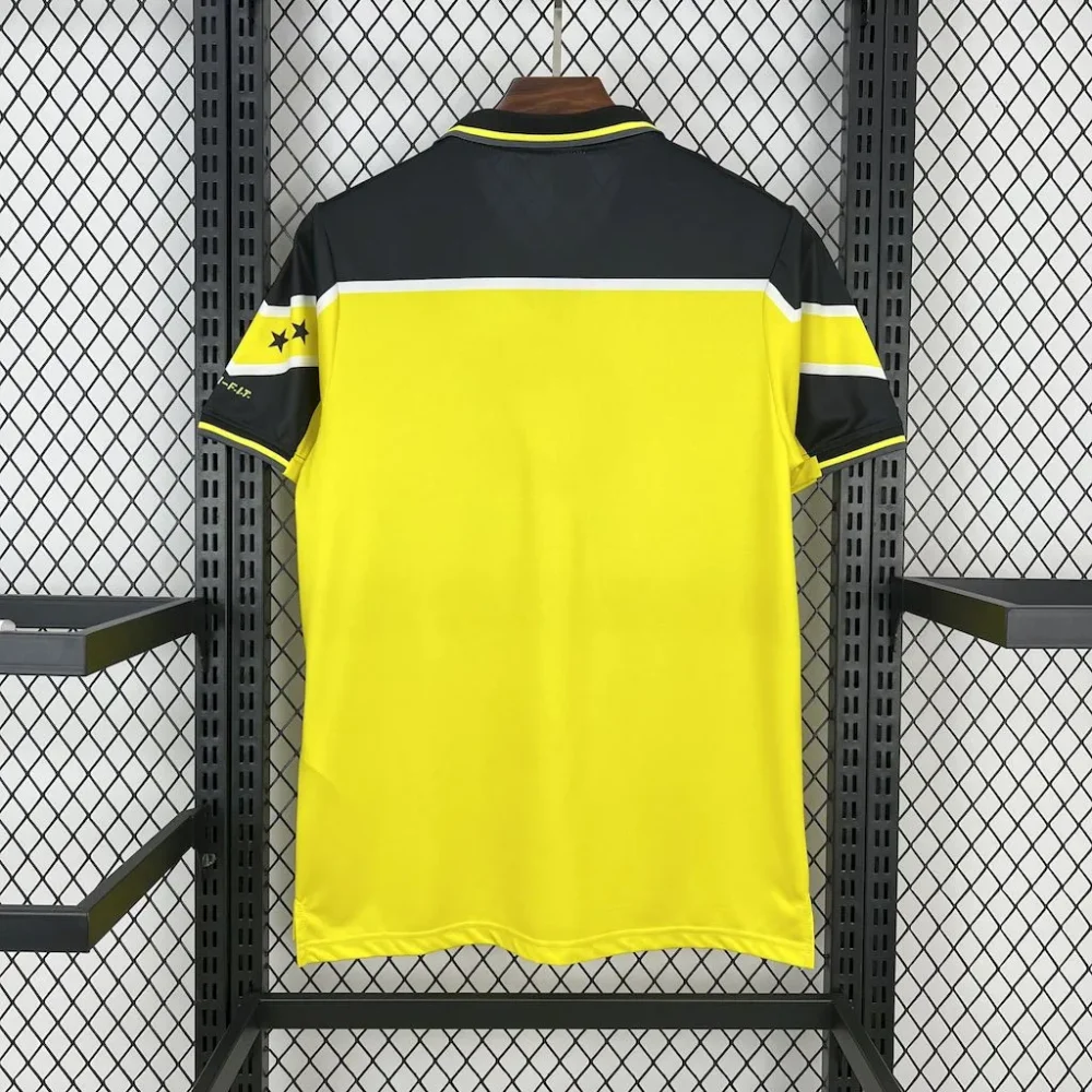 Borussia Dortmund Retro Jersey Home Soccer Shirt 1996/97 - Image 2