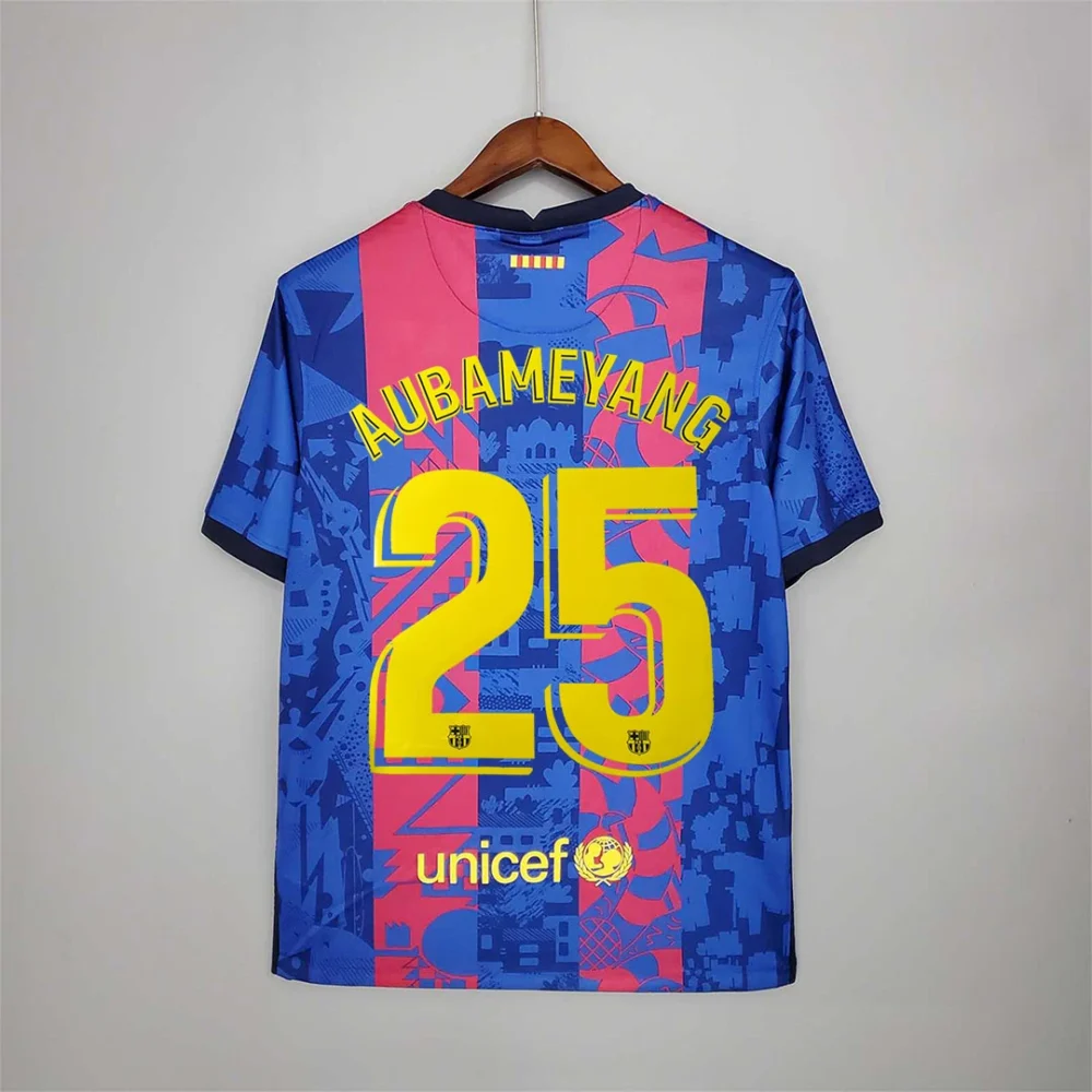 Barcelona Retro Jersey Third Away Soccer Shirt 2021/22 - Image 16