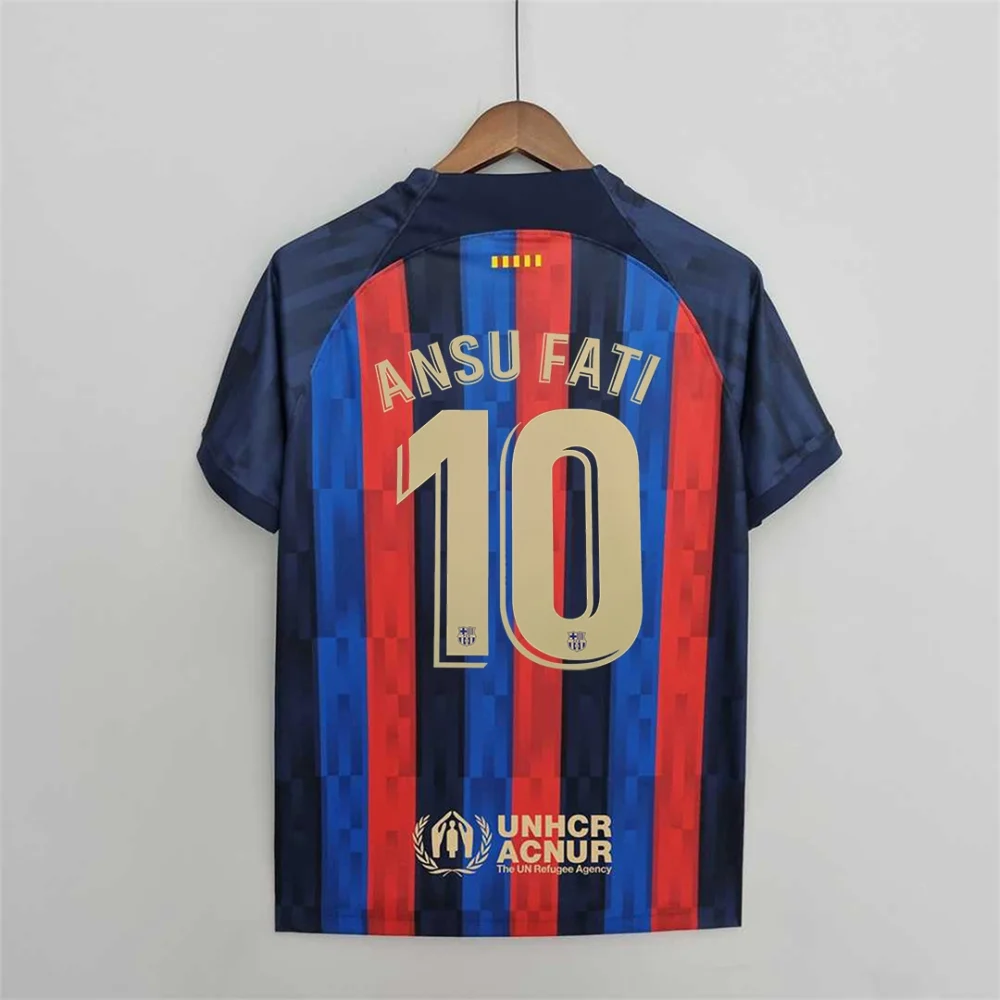 Barcelona Home Soccer Jersey Custom Shirt 2022/23 - Image 17