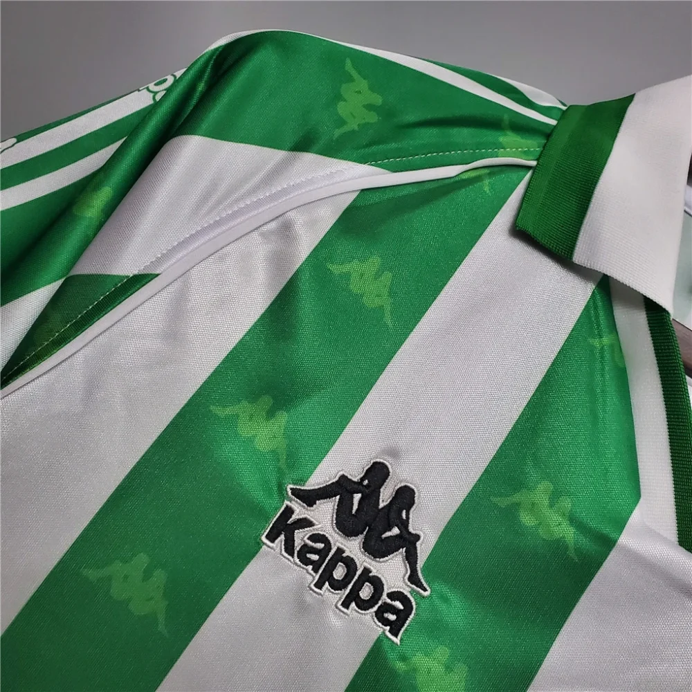 Real Betis Retro Jersey Home Soccer Shirt 1995/97 - Image 6