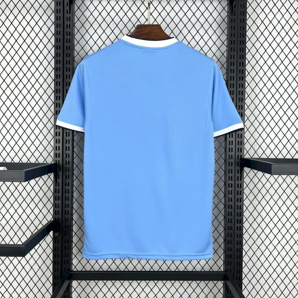 Manchester City Retro Home Football Jersey Shirt 2013/14 - Image 2