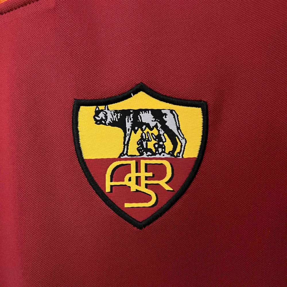 Roma Retro Soccer Jersey Home Custom Shirt 1998/99 - Image 5