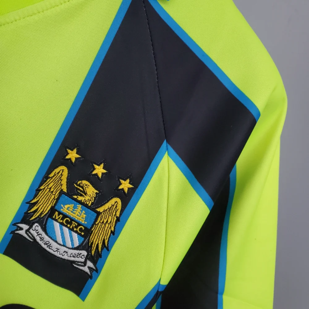 Manchester City Retro Away Football Jersey Shirt 1998/99 - Image 6