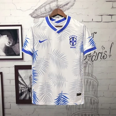 Brazil Soccer Jersey White Special Edition Custom Shirt 2025