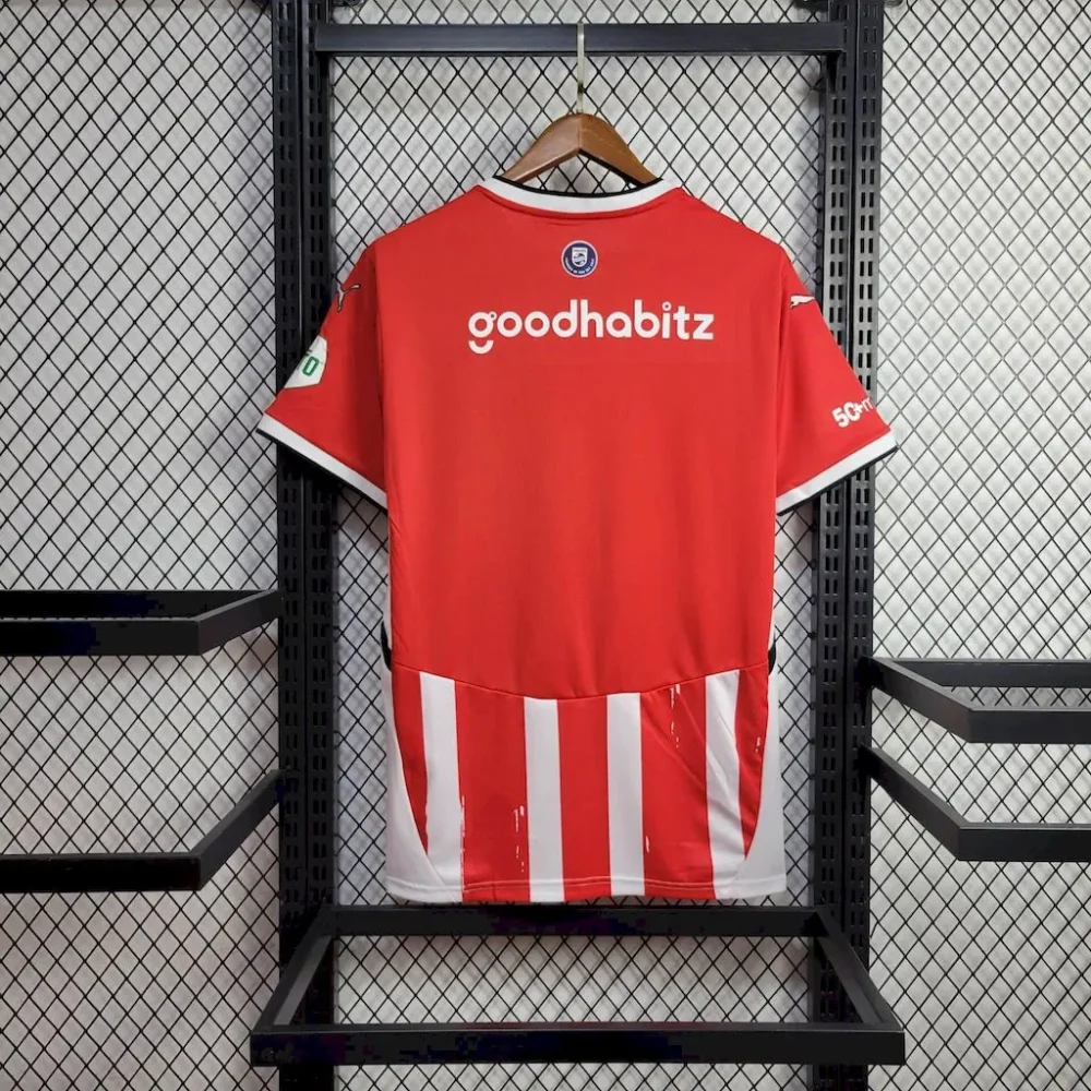 PSV Eindhoven Football Jersey Home Custom Shirt 2024/25 - Image 2