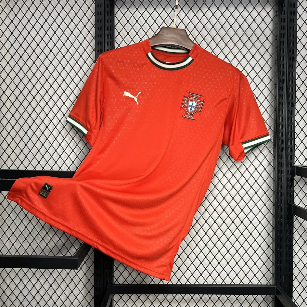 Portugal Soccer Jersey Home Custom Shirt 2025