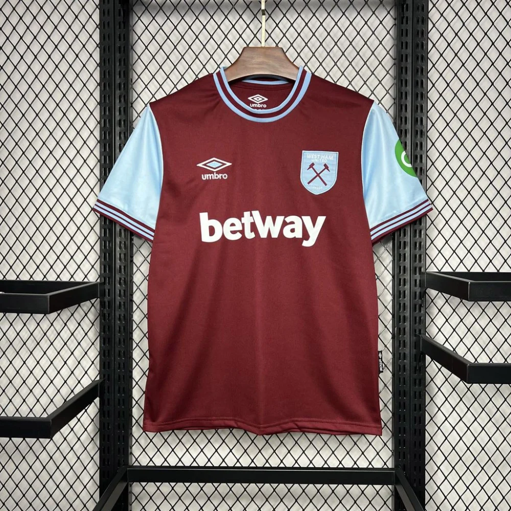 West Ham United Football Jersey Home Custom Shirt 2024/25