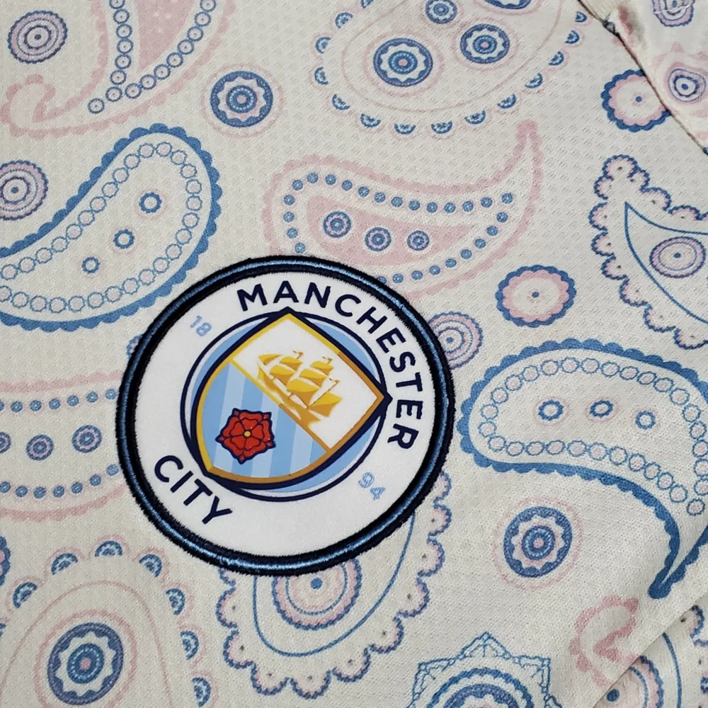 Manchester City Retro Football Jersey Away Shirt 2020/21 - Image 6