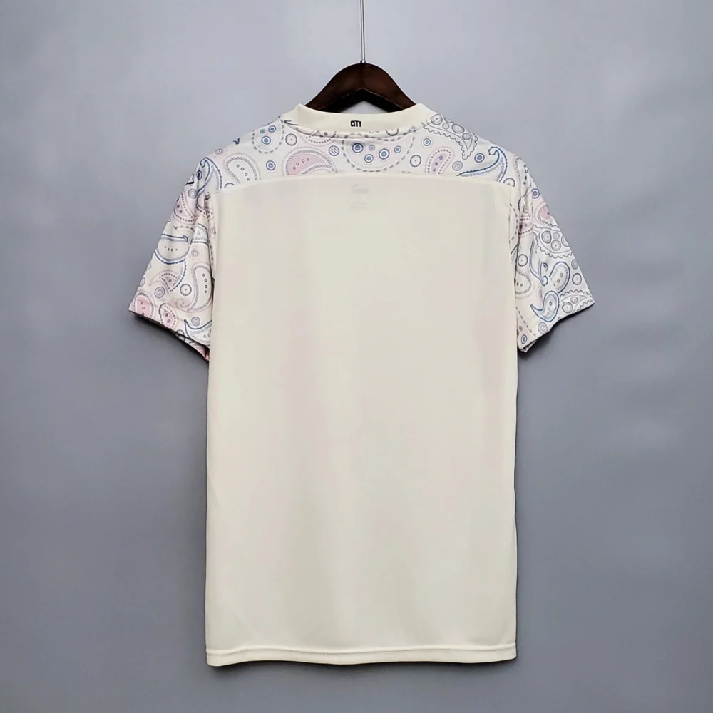 Manchester City Retro Football Jersey Away Shirt 2020/21 - Image 2